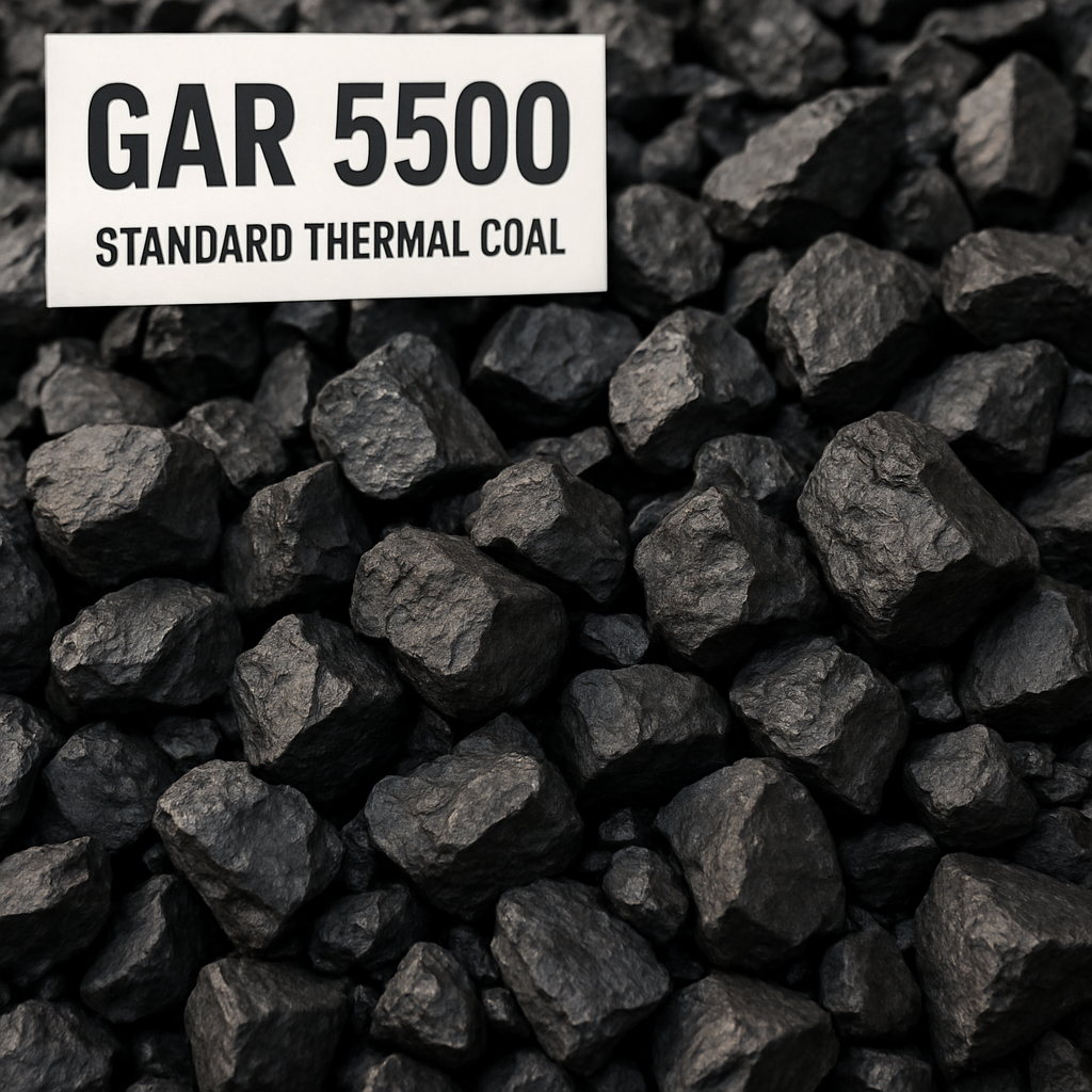 Gambar Batu Bara Termal Standar GAR 5500